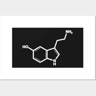 Serotonin - White Posters and Art